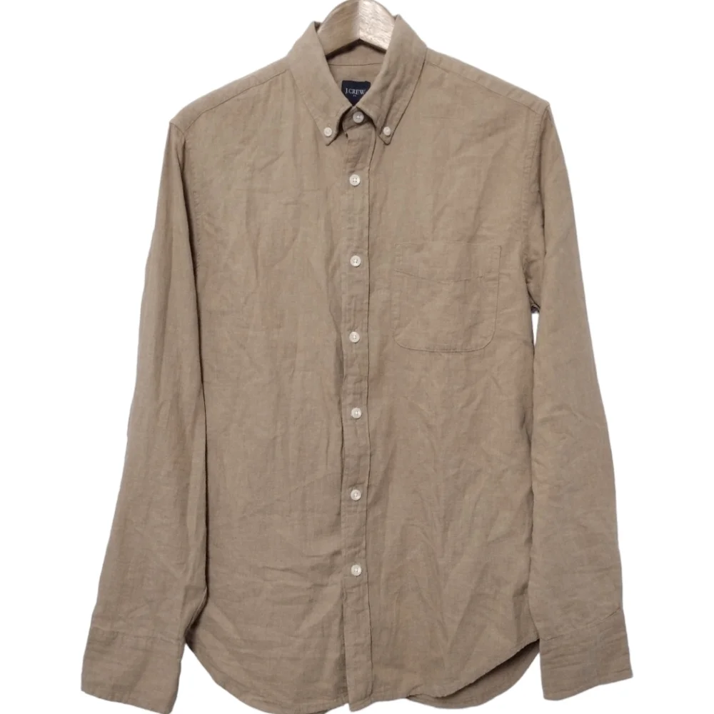 J.Crew Solid Brushed Twill Shirt